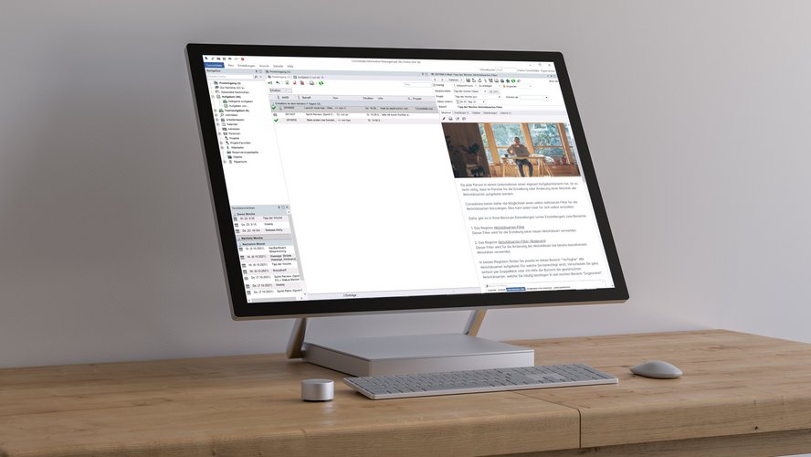 Desktop Consolidate auf Monitor